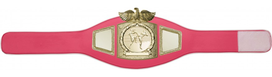 PROEAGLE THAI BOXING CHAMPIONSHIP BELT - PROEAGLE/G/TBOG - AVAILABLE IN 6+ COLOURS